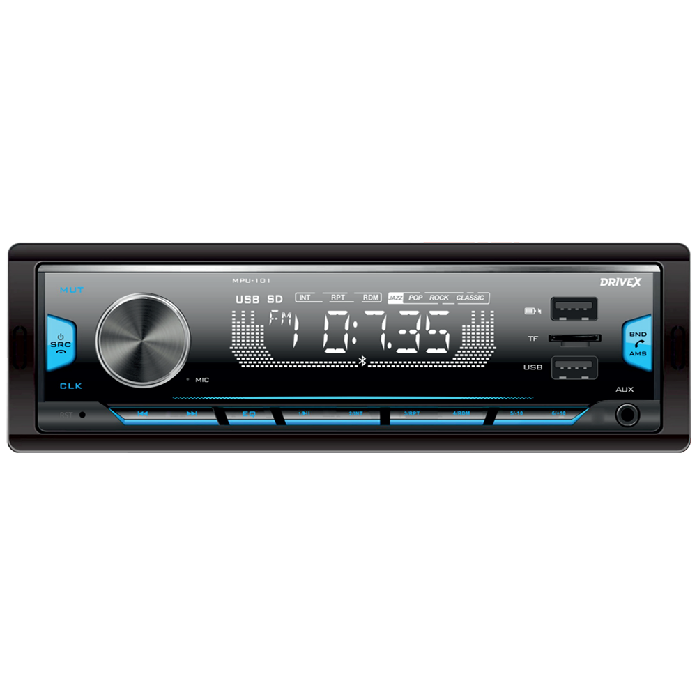 MPU-101 1-Din 4x45W BT APP
